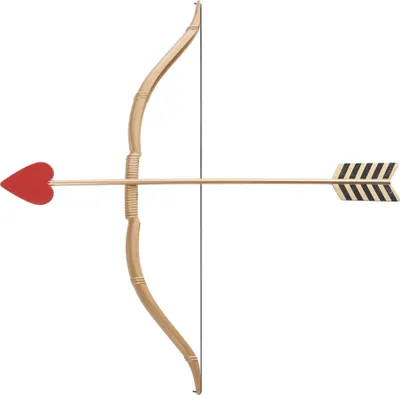 Immagine prodotto di Set arco e frecce Cupido marrone-rosso-nero