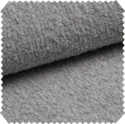 Produktbild von novely® ABEL - Flauschiger Bouclé-Polsterstoff - Recycelter Stoff - Schwer Entzündbarer Möbelstoff - UV-Beständige Meterware 1lfm - Farbe: 07 Grau