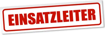 Produktbild von PantherPixel Einsatzleiter Magnetschild Auto Hinweis Einsatzleitung Magnetfolie Geschenkidee 60 x 16 cm REFLEKTIEREND