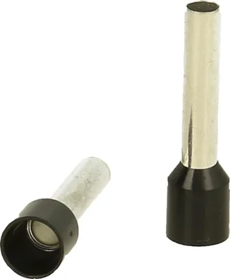 Image de Embouts DIN 46228 partie 4 isolés, taille L, code couleur WE section 6 mm² noir - 1 pièce