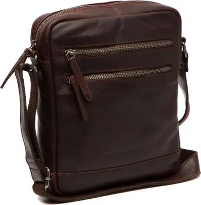 Produktbild von The Chesterfield Brand Leder Umhängetasche San Diego Shoulderbag Brown dunkelbraun