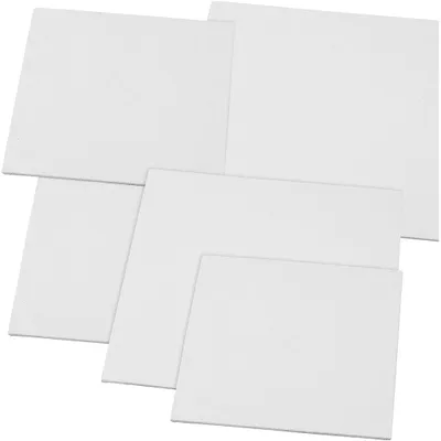 Produktbild von Leinwandplatte, Größe 15x15+20x20 cm, Dicke 3 mm, 280 g, Weiß, 80 Stk/ 1 Pck [HOB-225039]