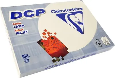 Produktbild von Clairefontaine DCP IVORY 6827C elfenbein digital color printing 160g/m² DIN-A3 250 Blatt