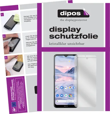 Zdjęcie produktu dla 2x osłona ekranu do Nokia 45384 przezroczysta folia ochronna wyświetlacza dipos