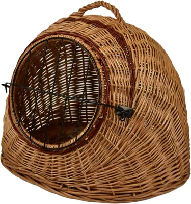 Obrázok produktu pre Prútená prepravka pre domáce zvieratá 40x50x42 cm