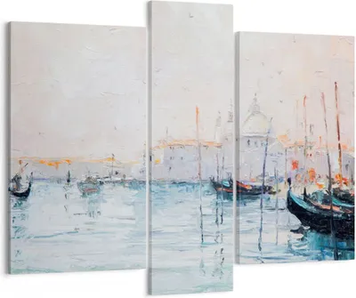 Produktbild von Bild auf Leinwand - Leinwandbild - Venedig Basilika - 95x80cm - Wand Bild - Wanddeko - Wandbilder - Leinwanddruck - Bilder - Kunstdruck - Wanddekoration - Leinwand bilder - Wandkunst - CB95x80-3662