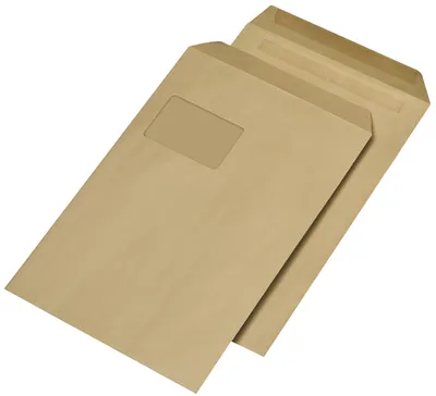 Zdjęcie produktu dla MAILmedia Versandtaschen C4 selbstklebend, mit Fenster - für den Markt: D - L - A (38330-7)