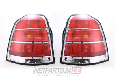 Obrázok produktu pre Johns, pasuje na zadné združené svetlo Opel Zafira, sada zadných svetiel B z roku 2005 vľavo a vpravo