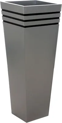 Produktbild von Zink-Blumenkasten 'New Classic' mit Bewässerungssystem, 80 cm