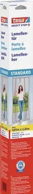 Produktbild von TESA Moskitonetz für Türen, Lamellennetz für Balkontüren, 2,2 x 0,95 m, weiß