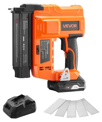 Produktbild von VEVOR Akku-Nagler 18 Gauge 20 V akkubetriebene Nagelpistole, 100 Nägel/min, mit
