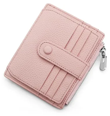 Image de Petit portefeuille en cuir véritable avec protection RFID