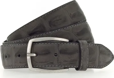 Produktbild von Vanzetti Leder Gürtel 35mm Leather Belt W80 Medium Grey grau