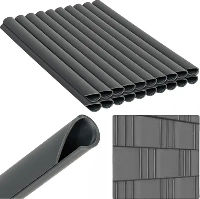 Zdjęcie produktu dla Klipsy do taśmy ogrodzeniowej 19cm Heckermann 20 szt - Jasnoszare