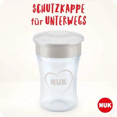 Produktbild von NUK Magic Cup Trinklernbecher 360° auslaufsicher -frei 230ml 8+ Monate Herz