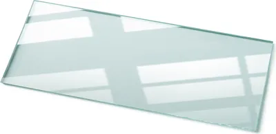 Obrázek produktu pro Transparentní - obdélníková deska stolu - skleněná deska obdélníková - sklo na stůl - sklo na stůl - snadná údržba - 125x50 cm