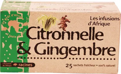 Produktbild von Racines Zitronengras und Ingwer Tee