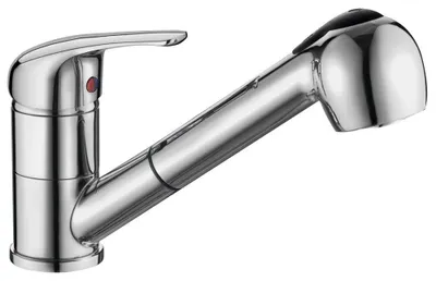 Image de Aqualine 40 - Mitigeur évier avec douchette extractible, chromé 52137