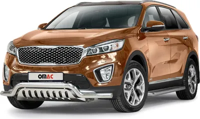 Zdjęcie produktu dla Osłona przedniego zderzaka do Kia Sorento 2015-2018 ze stali nierdzewnej ze srebrnym ABE