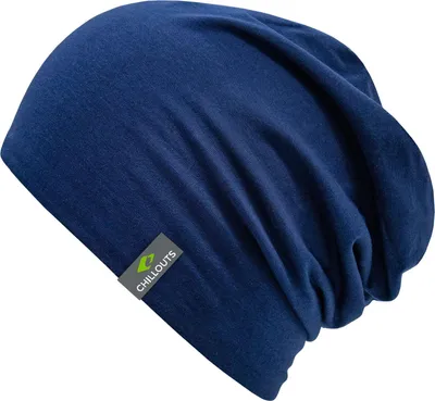 Produktbild von Chillouts dünne uni Longbeanie Strickmütze Acapulco mit UV-Schutz 50+, schwarz, Gr. Einheitsgröße