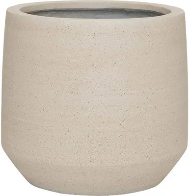 Produktbild von Pottery Pots Hartith Beige, gewaschenes Beige, Durchmesser 42 cm, Höhe 38 cm, Öffnung 33 cm