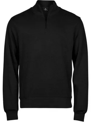 Produktbild von Tee Jays - Sweatshirt gerippt für Herren FK2090 (L) (Schwarz)