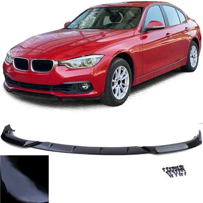 Produktbild von Frontspoiler Spoiler Lippe Schwarz Glanz für BMW 3er F30 F31 15-19 ohne M-Paket
