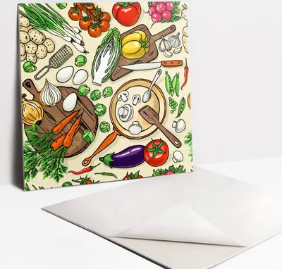 Produktbild von Fliesenaufkleber Set - 9 Stück Selbstklebende PVC Fliesen-Designs - Für Bad und Küche 30 x 30 - Zeichnen Sie farbenfrohes Gemüse