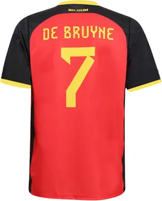 Produktbild von Belgien Fußballtrikot De Bruyne Heim - 2022-2024 - Kinder und Erwachsene - 128