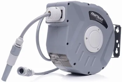 Produktbild von Automatische Gartenschlauchaufroller 10 m + 1 m | Kraft&Dele