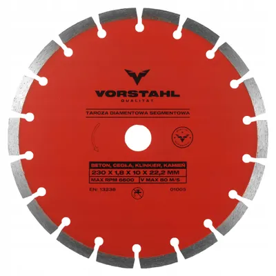 Produktbild von Vorstahl Segmentierte Diamanttrennscheibe Heißgepresst 125mm