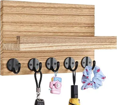Produktbild von Famanu Schlüsselregal Post Organizer - Rustikale Wandhalterung - Khaki