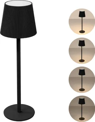 Image de Lampe de table LED 36 cm noire
