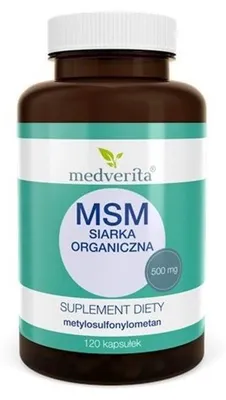 Produktbild von Medverita MSM 500 mg 120 Kapseln
