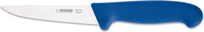 Produktbild von Giesser Messer Stechmesser Schlachtmesser Fleischmesser gerade starke Klinge - 13 cm, Blau