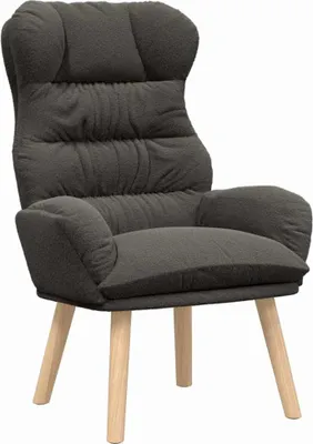 Obrázok produktu pre vidaXL Kreslo tmavosivé 69 x 74 x 93 cm Sherpa látka