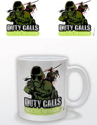 Produktbild von Duty Calls - Lizenz Tassen - Noobs