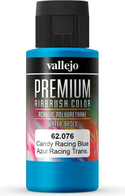 Premium Color Vallejo 62076 Candy Racing Blue 60ml Airbrush Farbe