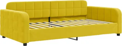 Produktbild von vidaXL Tagesbett Gelb 90x200 cm Samt