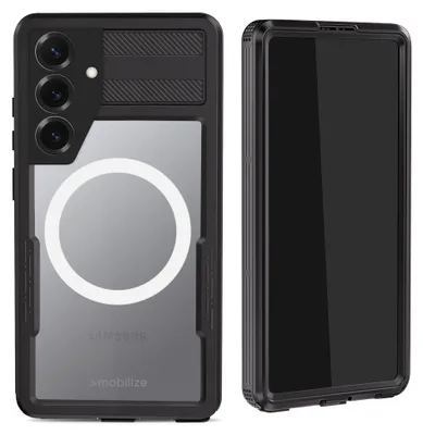Produktbild von Mobilize Waterproof Handyhülle für Samsung Galaxy S25 Plus Wasserdicht MagSafe Hülle Hardcase Backcover - Schwarz