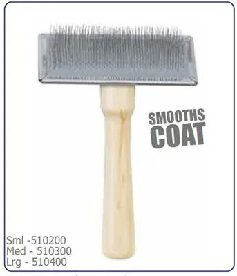 Immagine prodotto di Spazzola per pelo lungo Ancol Heritage, con manico in legno, setole morbide, grande
