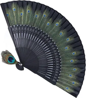Image de Ventilateur portable en bambou pour la danse