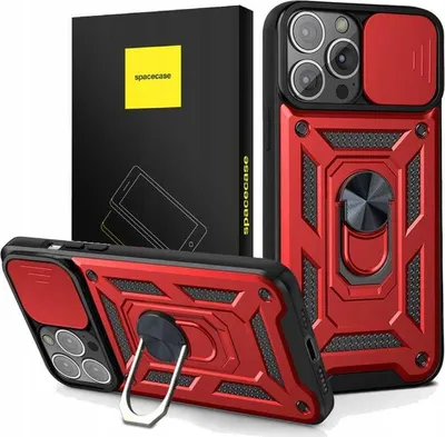 Immagine prodotto di Custodia SPACECASE Camring per iPhone 14 Pro Max Rosso