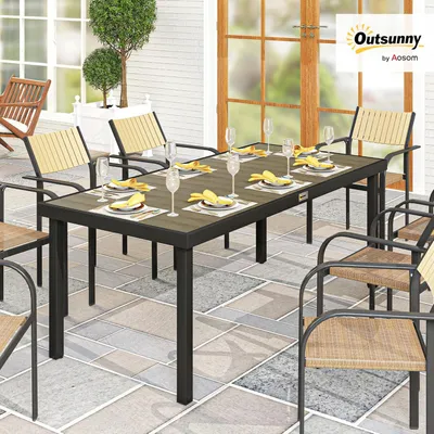 Obrázek produktu pro Stolní deska pro zahradu – jídelní stůl pro venkovní použití – stůl na balkon – piknikový stůl – venkovní stůl – odolná plastová deska