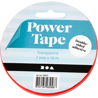 Image de Dubbelzijdig Klevend Power Tape 7mm, 10m