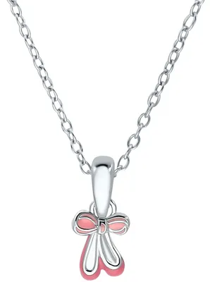 Produktbild von Lillifee Halskette 2035973 Silber 925/- mit Anhänger Ballerinaschuhe rosa