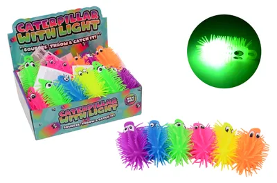 Produktbild von Rups 12cm met licht 6 assorti