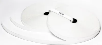 Produktbild von Klettband zum Aufnähen 10 m Doppelseitig 20 mm Langlebiges Nylon Weiß