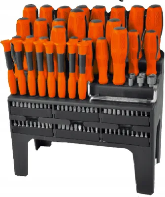Zdjęcie produktu dla Kraft&Dele KD10957 zestaw śrubokrętów i końcówek 100 szt. – promocja
