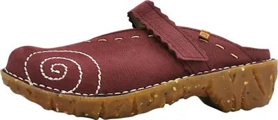 Produktbild von El Naturalista Yggdrasil Damenschuhe Pantoletten Bequem Clogs Rot Freizeit, Schuhgröße:39 EU
